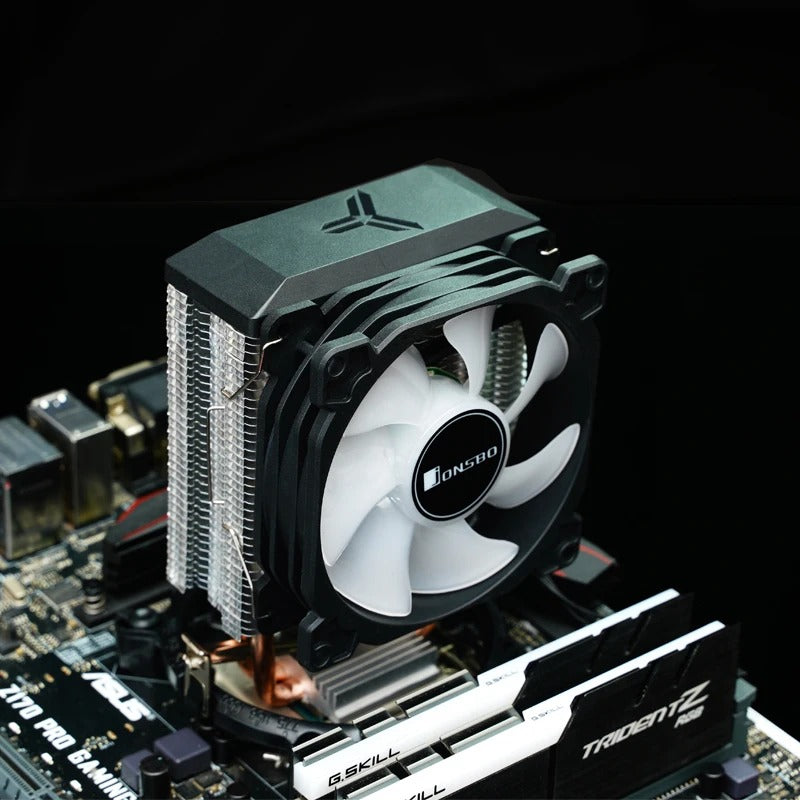 Jonsbo CR-1200E 90MM Single-Tower CPU Cooler (Black)