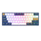 Royal Kludge RK61 Plus Tri-Mode RGB 61-Keys Hot Swappable Mechanical Keyboard Klein Blue (Sky Cyan Switch)
