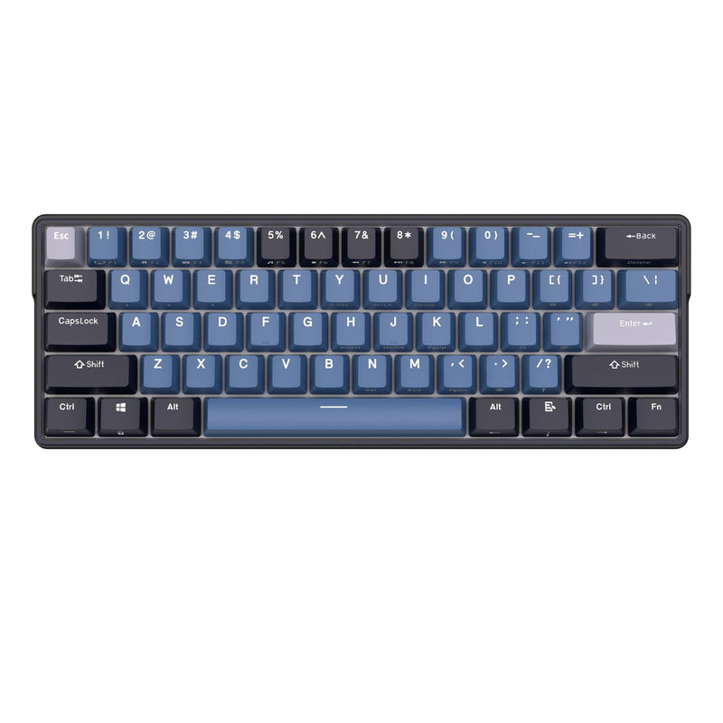 Royal Kludge RK61PLUS Tri-Mode RGB 61 Keys Hot Swappable Mechanical Keyboard Black (Blue Switch) - DataBlitz