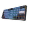 Royal Kludge RK61PLUS Tri-Mode RGB 61 Keys Hot Swappable Mechanical Keyboard Indigo (Sky Cyan Switch)
