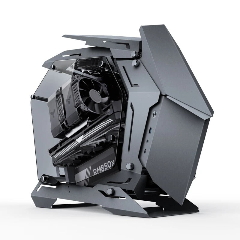 Jonsbo MOD-3 Mini Mech Warrior M-ATX Computer Case (Black)