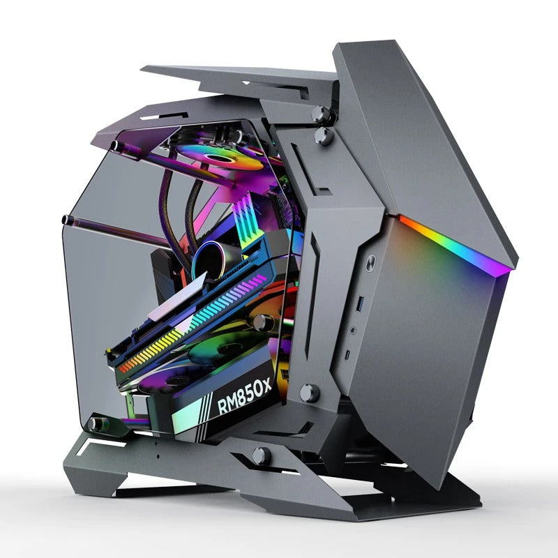 Jonsbo MOD-3 Mini Mech Warrior M-ATX Computer Case (Black)