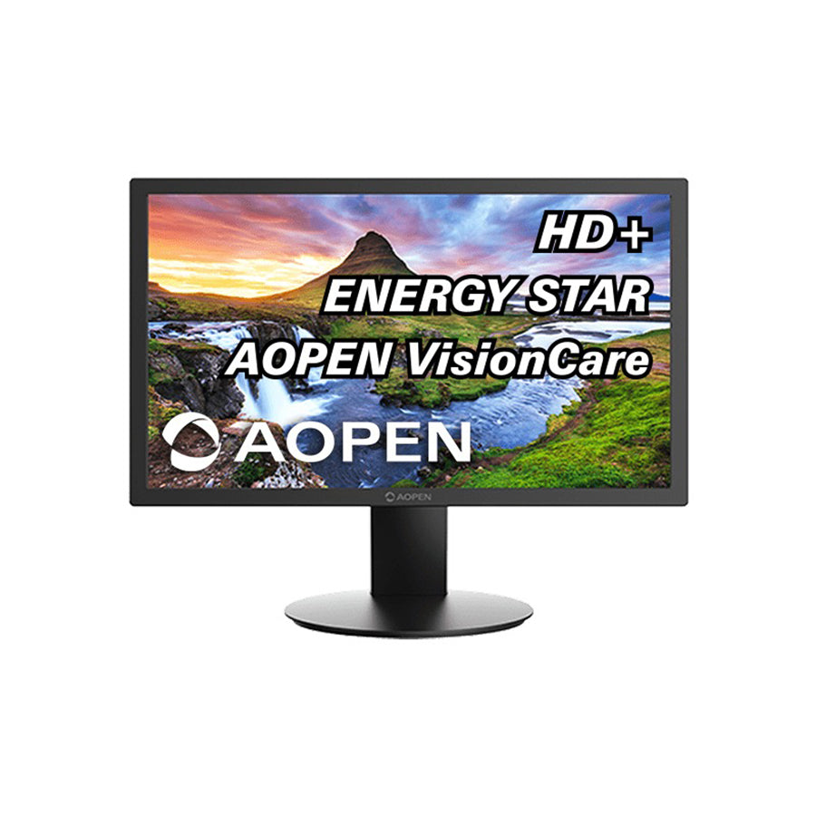 Aopen 20E0Q BI 20" HD (1600x900) 75Hz 5ms (GTG) TN Monitor With Tilt and Height Adjustment