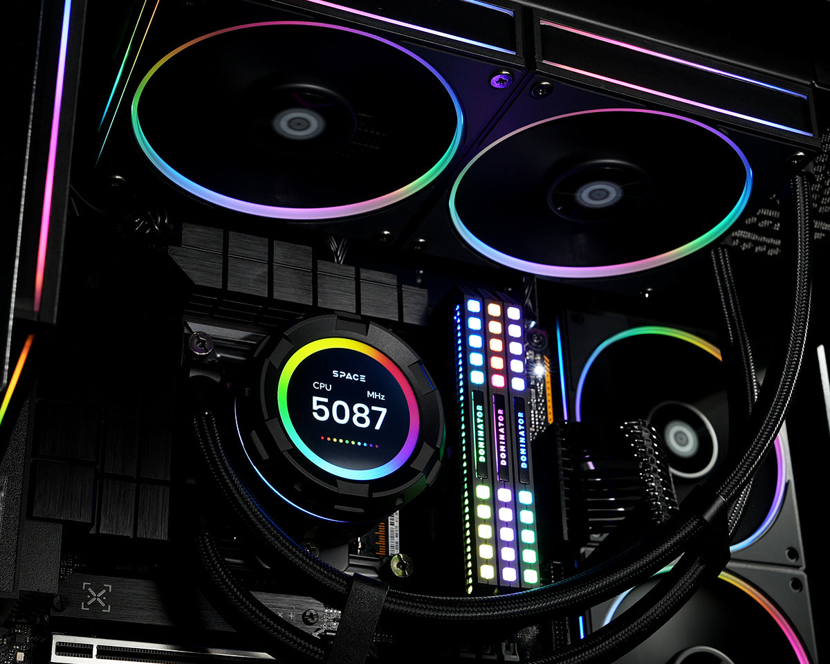 ID-Cooling SL240 LCD 240mm AIO Liquid CPU Cooler | DataBlitz
