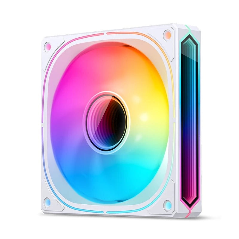 Jonsbo FR-505WR 25MM ARGB Infinity Mirror Series Fan (White)