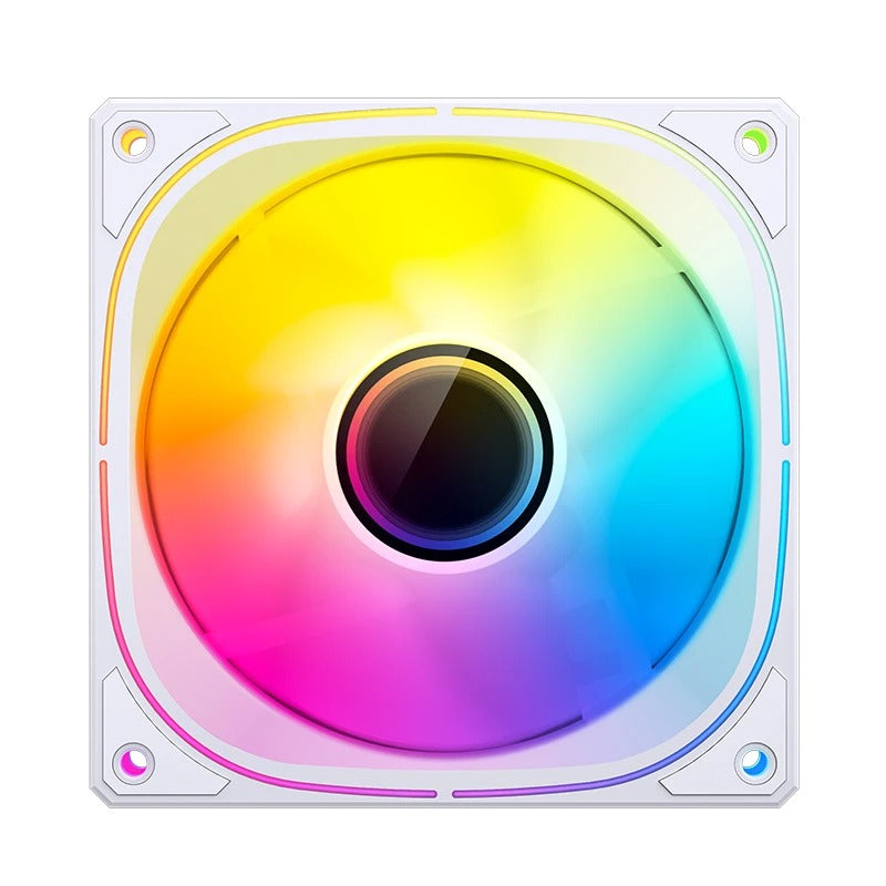 Jonsbo FR-505WR 25MM ARGB Infinity Mirror Series Fan (White)
