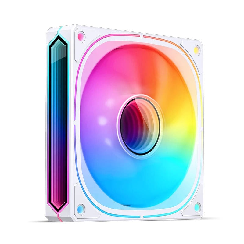 Jonsbo FR-505WR 25MM ARGB Infinity Mirror Series Fan (White)