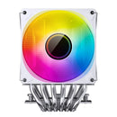 Jonsbo CR-1400 DV2 ARGB Silent Series 90MM Dual-Fan / Dual-Tower CPU Cooler (White)