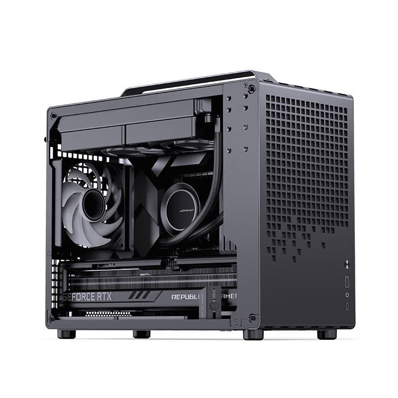 Jonsplus Z20 M-ATX Computer Case (Black, Orange/Black, Pink/White, White)