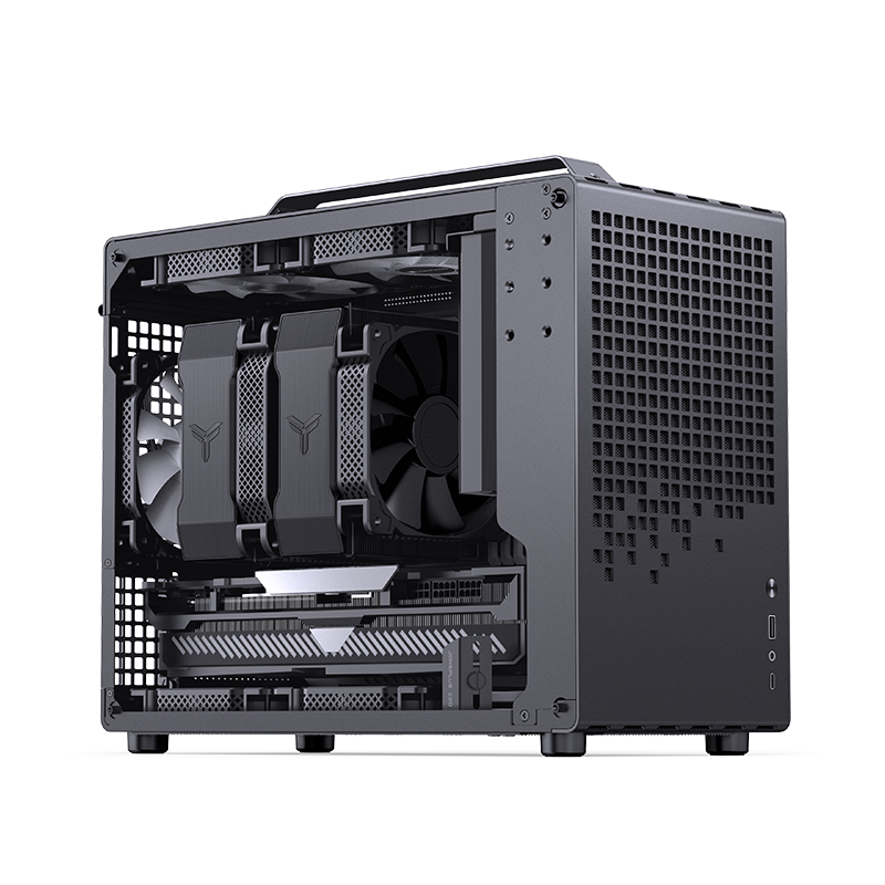 Jonsplus Z20 M-ATX Computer Case (Black, Orange/Black, Pink/White, White)