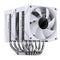 Jonsbo CR-1400 DV2 ARGB Silent Series 90MM Dual-Fan / Dual-Tower CPU Cooler (White)