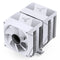 Jonsbo CR-1400 DV2 ARGB Silent Series 90MM Dual-Fan / Dual-Tower CPU Cooler (White)