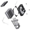Jonsbo CR-1400 V2 ARGB Silent Series 90MM Single-Tower CPU Cooler