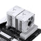Jonsbo CR-1400 DV2 ARGB Silent Series 90MM Dual-Fan / Dual-Tower CPU Cooler (White)