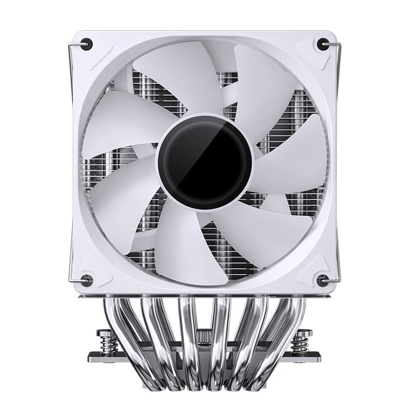 Jonsbo CR-1400 DV2 ARGB Silent Series 90MM Dual-Fan / Dual-Tower CPU Cooler (White)