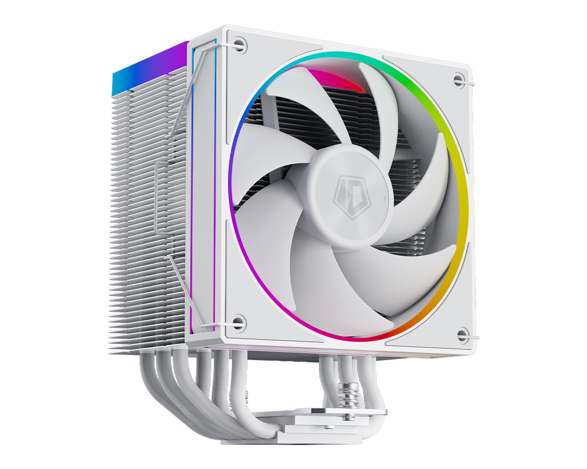 ID-Cooling Frozn A610 ARGB 6 Heatpipe 120mm 4Pin PWM/5V 3Pin CPU Cooler (Black, White)