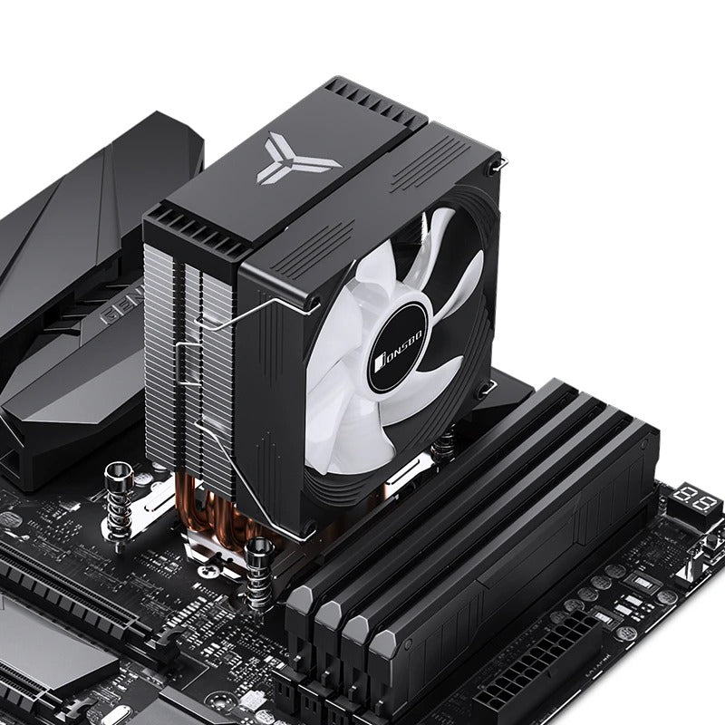 Jonsbo CR-1300 EVO 90MM Single-Tower CPU Cooler (Black, White)