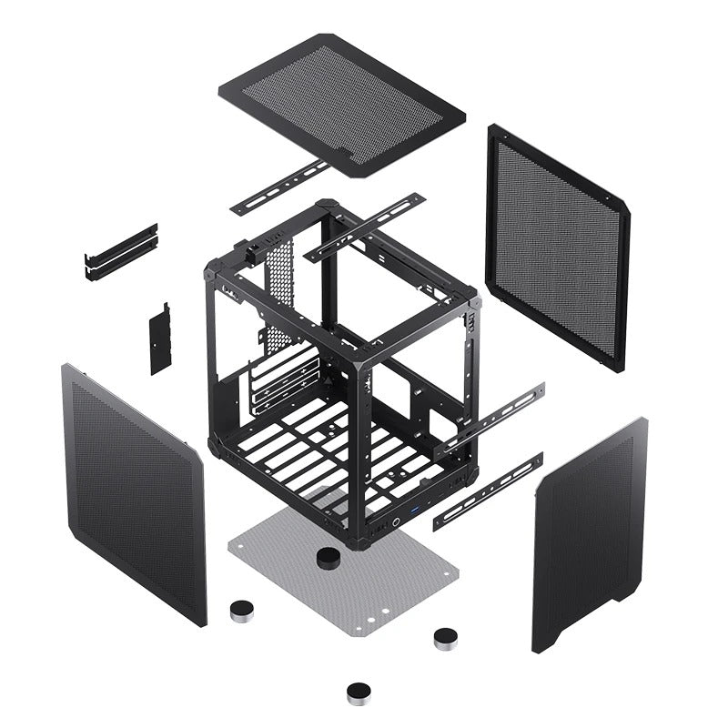 Jonsbo C6 Handle M-ATX Separated Cabinet Case (Black)