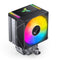 Jonsbo CR-1400 EVO ARGB Silent Series 90MM Single-Tower CPU Cooler (Black)