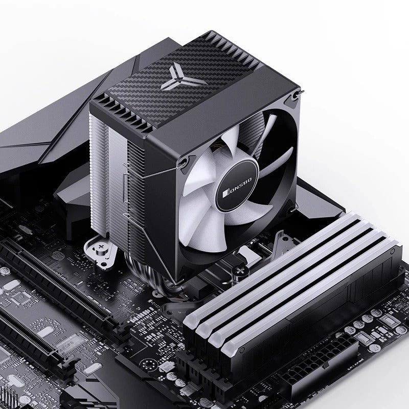 Jonsbo CR-1400 EVO ARGB Silent Series 90MM Single-Tower CPU Cooler (Black)