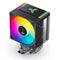 Jonsbo CR-1400 EVO ARGB Silent Series 90MM Single-Tower CPU Cooler (Black)