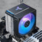 Jonsbo CR-1400 EVO ARGB Silent Series 90MM Single-Tower CPU Cooler (Black)