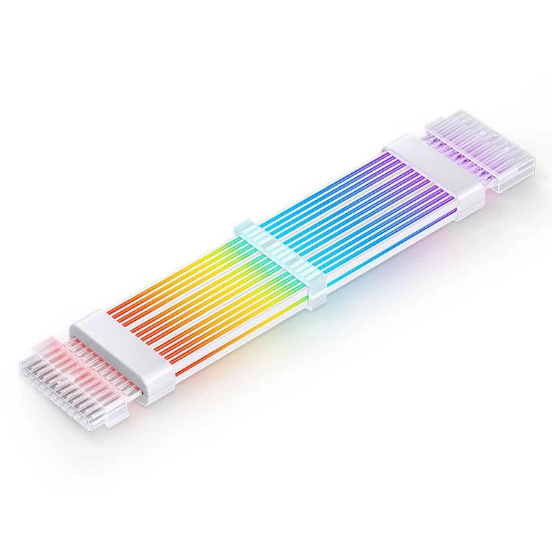 Jonsbo DY-2 ARGB Power Extension Cable GPU 24 Pin (M/B24PIN) (White)