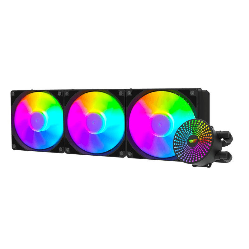 Darkflash Radiant DC-360 ARGB All-In-One 360MM Liquid CPU Cooler (Black)