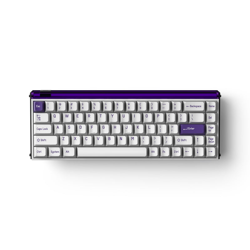 Melgeek MADE68 Purple Light DIY Magnetic Switch Keyboard
