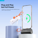 Vyvylabs Q12 Capsule Power Bank 5000mAh Type-C with iP Cable and Stand (Black, White) (VBQ12-BK, VBQ12-WH)