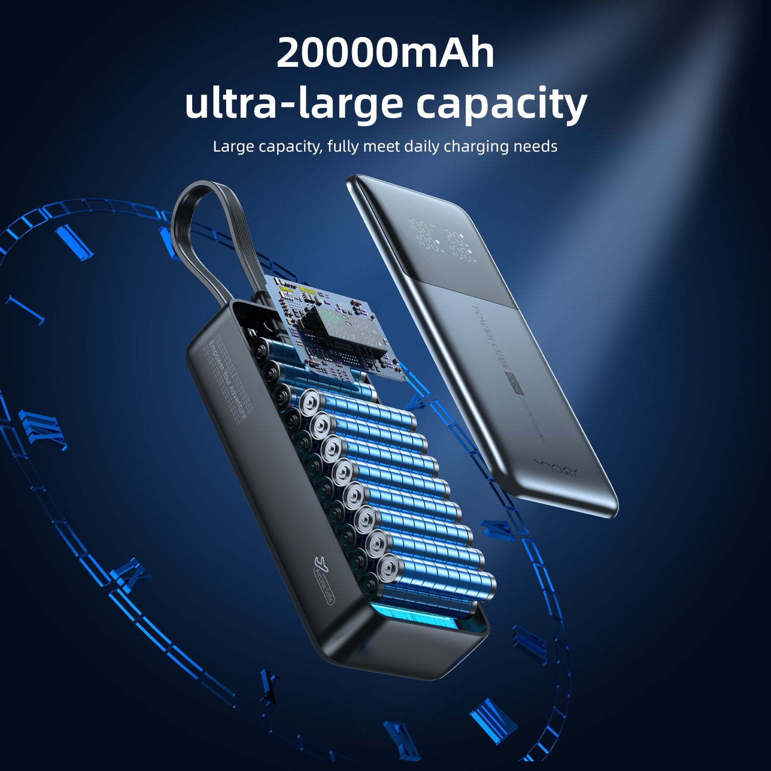Vyvylabs Power Cube Pro Digital Display Power Bank