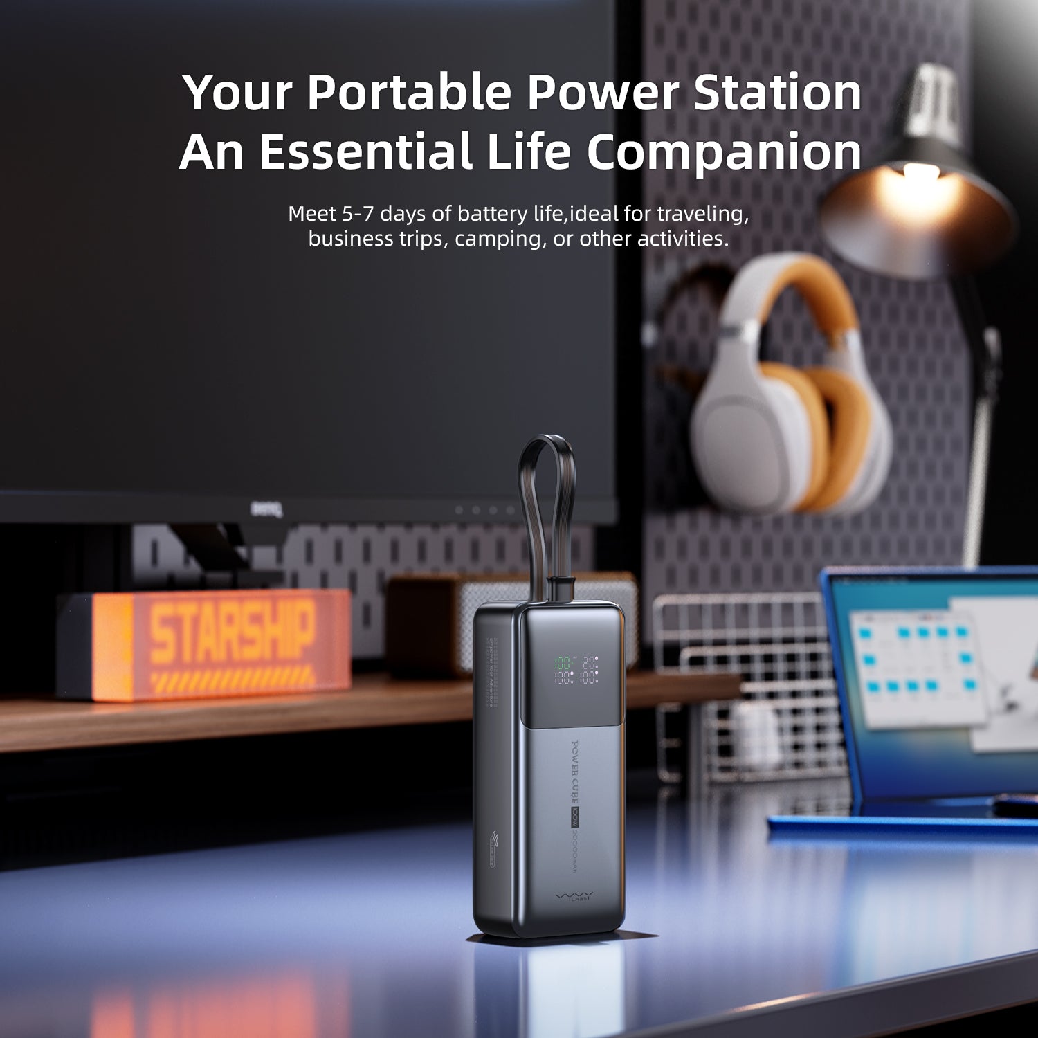 Vyvylabs Power Cube Pro Digital Display Power Bank