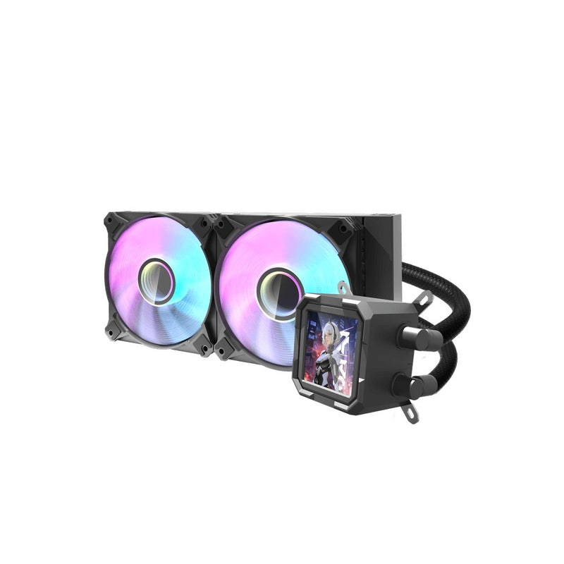 DarkFlash Wave DV240S ARGB AIO 240mm Liquid CPU Cooler (Black)