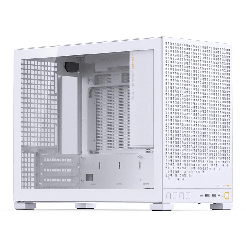 Jonsbo D32 Pro M-ATX Computer Case (Black, White)