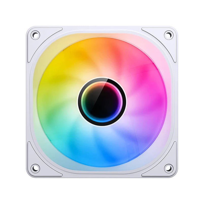 Jonsbo FR-606WR 25mm ARGB Infinity Mirror Series Fan (White)