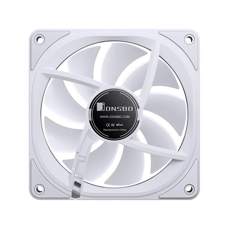 Jonsbo FR-606W 25mm ARGB Infinity Mirror Series Fan (White)