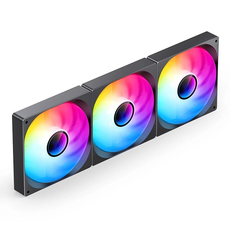 Jonsbo ZW-140B ARGB 3 in 1 Integrated Conjoined Fan (Black)