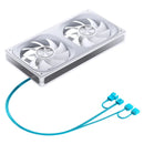 Jonsbo ZA-240W 240mm ARGB Infinity Mirror Series Fan (White)