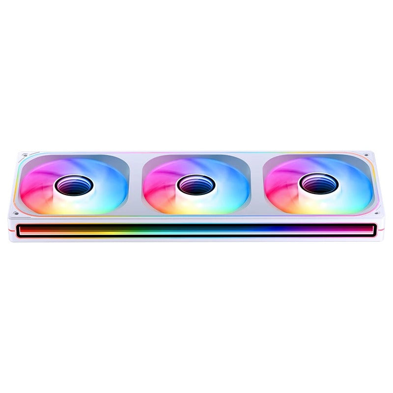 Jonsbo ZB-360WR 28MM ARGB Infinity Mirror Series Fan (White)