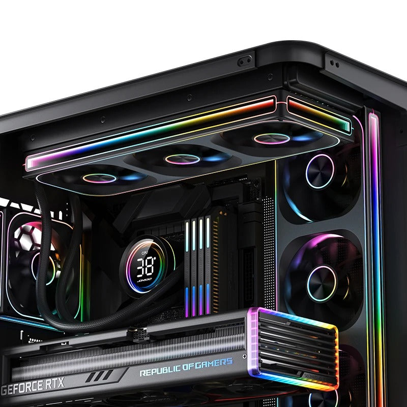 Jonsbo ZA-120BR 120mm ARGB Infinity Mirror Series Fan (Black)