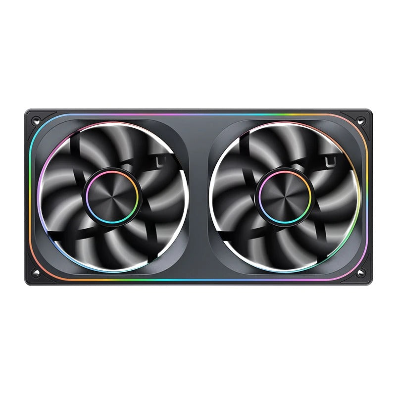 Jonsbo ZA-240B 240mm ARGB Infinity Mirror Series Fan (Black)