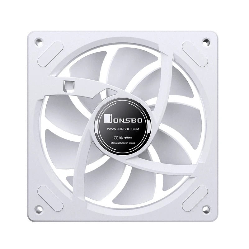 Jonsbo ZA-120W 120mm ARGB Infinity Mirror Series Fan (White)