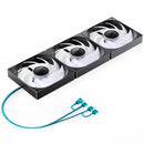 Jonsbo ZW-140B ARGB 3 in 1 Integrated Conjoined Fan (Black)