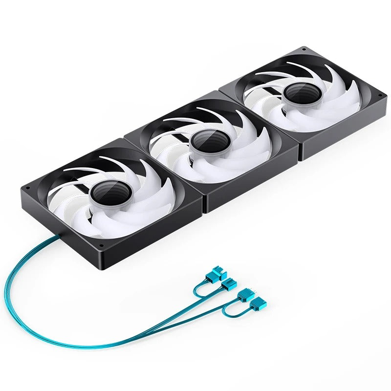 Jonsbo ZW-140B ARGB 3 in 1 Integrated Conjoined Fan (Black)