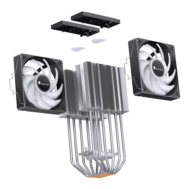 Jonsbo CR-3000E ARGB 120MM Dual-Fan / Dual-Tower CPU Cooler