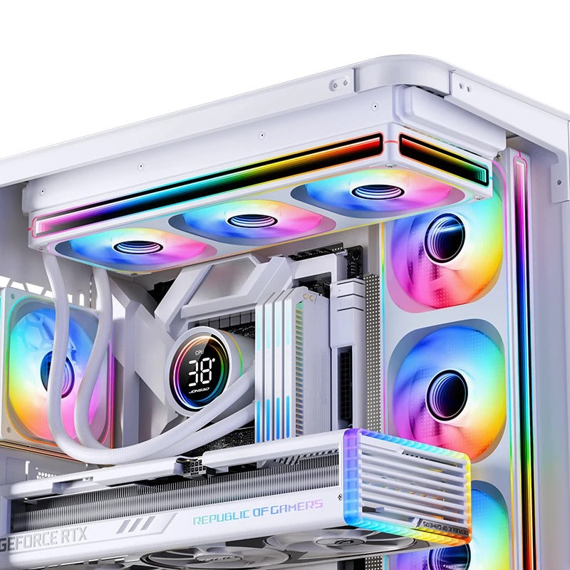 Jonsbo ZB-240W 25MM ARGB Infinity Mirror Series Fan (White)