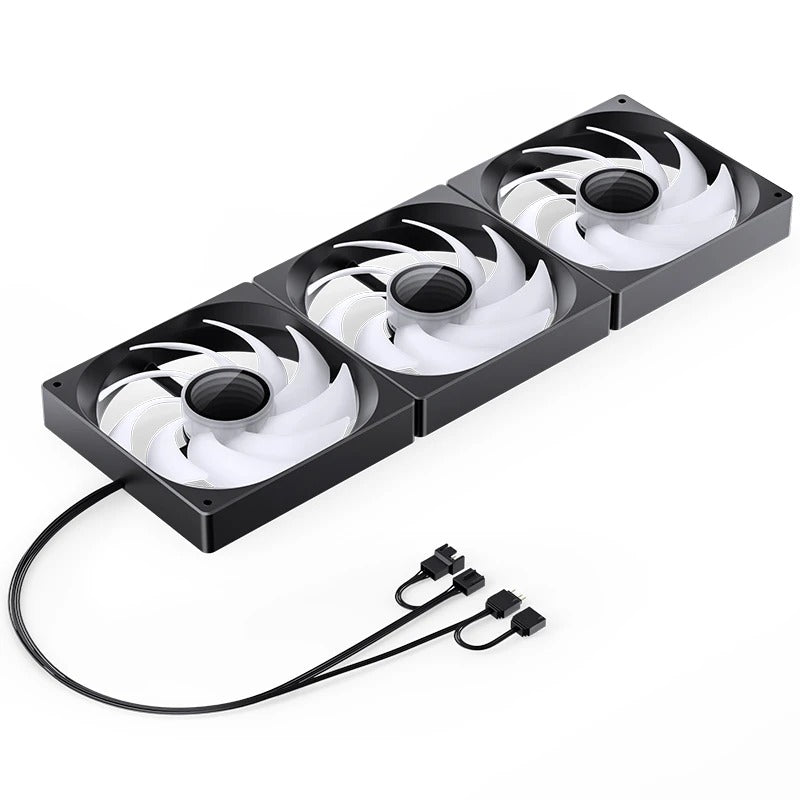Jonsbo ZW-140B ARGB 3 in 1 Integrated Conjoined Fan (Black)