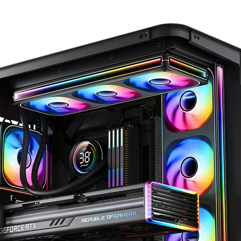 Jonsbo ZB-360BR 360mm ARGB Infinity Mirror Series Fan (Black)