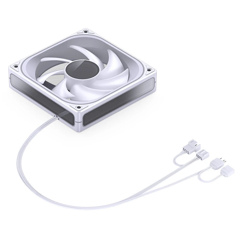 Jonsbo ZB-120W 28MM ARGB Infinity Mirror Series Fan (White)