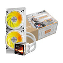 DarkFlash Explore DE240 AIO 240mm Liquid CPU Cooler (Black, White)